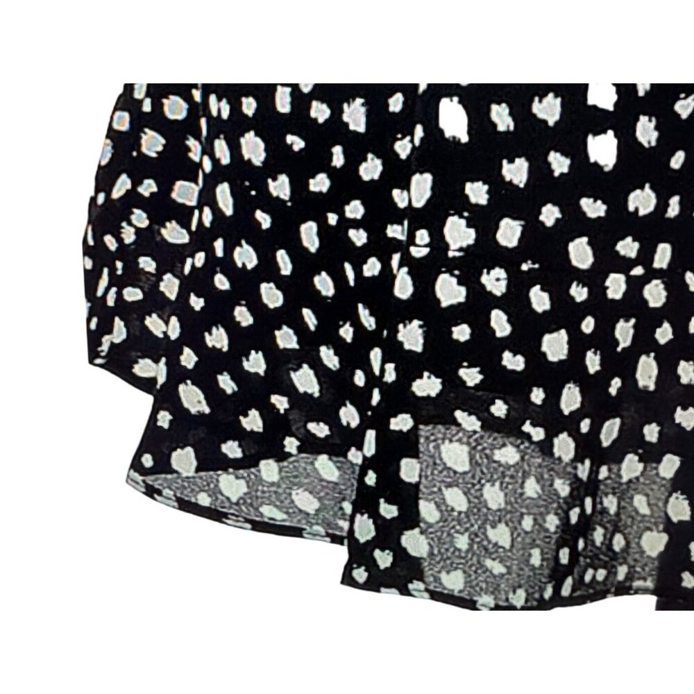 Lola Grace Womens Black & White Polka Dot Dress - Size M - Picture 3 of 6